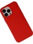Iphone 14 Pro Max Kılıf Nano Içi Kadife Silikon - Kırmızı 3
