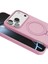 Apple Iphone 17 Pro Regal Magsafe Standlı Kapak - Açık Pembe 5