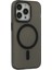 Iphone 15 Pro Max Kılıf Lodos Magneticsafe Mat Kapak - Siyah 2
