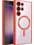 Samsung Galaxy S22 Ultra Kılıf Kross Magneticsafe Kapak - Kırmızı 1
