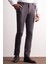 Antrasit Yan Cep Düz Paça Pamuklu Slim Fit Chino Casual Pantolon 1003255165 3