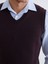 Yeni Sezon Standart Kalıp V Yaka Erkek Triko Süveter 3