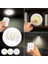 3’lü Kablosuz LED Spot Işık Seti – Uzaktan Kumandalı, Yapışkan, Pilli, 3W Cob Led, 150 Lümen, 2 Parlaklık Seviyesi, Zamanlayıcılı Dolap Tezgah Aydınlatmas 3