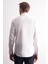 Beyaz Yarım Italyan Yaka Uzun Kol Premium Slim Fit Pamuklu Gömlek 1004255198 5