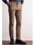 Koyu Vizon Yan Cep Düz Paça Slim Fit Chino Casual Pantolon 1003255158 3