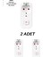 SL-010 Anahtarlı Akım Korumalı Tekli Priz 16A/250V 750 Joule - 2’li Paket 1