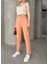 Sptrns Beli Lastikli Karamel Pantolon Somon (Beden: M) 2