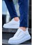 Yzlal KB-X10 Kuback Beyaz Cilt Beyaz Yüksek Taban Günlük Spor Ayakkabı (Numara: 41) 2