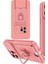 Iphone 15 Pro Kılıf Zuma Kartvizitli Yüzüklü Silikon - Pembe 1