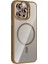 Joko Apple Iphone 14 Pro Max Remim Lensli Magsafe Standlı Kapak - Kahverengi 2