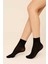 Kadın Soket Kısa Çorap Orta Kalın Micro 40 Siyah Mat Mus Çorap 3