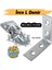 (25 Adet) Metal Köşebent 40X40X15 mm Ince L Demiri Gönye Mobilya Duvar Sabitleme Bağlantı Aparatı 1