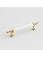 Ovacık Gold Altın Beyaz 96 mm Metal Kulp Mobilya Çekmece Dolap Kapak Kulpu Dayanıklı Kulbu Kulpları 1