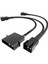 – 4 Pin Molex Fan Dağıtım Kablosu ((5,25 Inç) 12 V – 3 x 3 Pin Fiş 2 Kutuplu, 20-20-20CM) 1