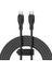 Pudding Hızlı Şarj Özellikli Type-C To Type-C Kablo 100W 1.2 Metre Siyah 1