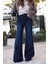 Likralı Flare Jean 2
