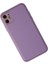 Iphone 12 Kılıf Coco Deri Silikon Kapak - Lila 2