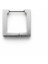 Unisex Çelik Kare Küpe 1