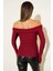Yzlal Madonna Çapraz Yaka Bluz Bordo T4331 (Beden: L) 2