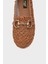 Tani Hasır Örgü Metal Tokalı Kadın Loafer 4