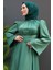 Nazlı Tesettür Elbise Soft Yeşil 5