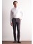 Antrasit Yan Cep Düz Paça Pamuklu Slim Fit Chino Casual Pantolon 1003255165 2