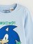 Yeni Sezon Bisiklet Yaka Sonic Baskılı Erkek Çocuk Pijama Takımı 3