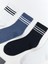 Yeni Sezon Çizgili Erkek Çocuk Soket Çorap 7'li 2