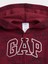 Erkek Bebek Bordo Gap Easy Logo Baskılı Fermuarlı Sweatshirt 2