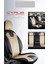 Honda Cr-V Deri Detaylı Oto Koltuk Kılıfı Ön Arka Set Cyrus Seri Siyah Bej Scr 97-18 5