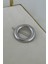 Oval Tasarım Metal Halka Çıt Çıt Klipsli Pinterest Toka Gümüş 2