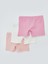 Yeni Sezon Baskılı Beli Lastikli Kız Çocuk Boxer 3'lü 2