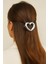 Kalp Tasarım Metal Halka Çıt Çıt Klipsli Pinterest Toka Gümüş 4