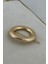 Oval Tasarım Metal Halka Çıt Çıt Klipsli Pinterest Toka Altın 5