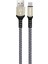 DLC5001 Usb-C Şarj ve Data Kablosu, Hızlı Şarj, 3A Yüksek Akım, 1 Metre, Dayanıklı Örgü Kablo (Usb-A Type-C, Gri) 1