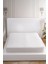 Yatak Alezi Jakarlı Fitted Full Kenar Sıvı Geçirmez Yatak Koruyucu Beyaz 90X190 2