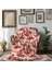Winterfell Yün Kadife Ekose Çift Taraflı Tv Battaniyesi Red Forrest 140X190 3