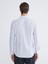 Yeni Sezon Slim Fit Uzun Kollu Çizgili Erkek Gömlek 4