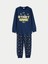 Yeni Sezon Bisiklet Yaka Baskılı Erkek Çocuk Pijama Takımı 1