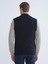 Yeni Sezon Standart Kalıp Dik Yaka Erkek Triko Yelek 4