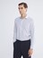 Yeni Sezon Slim Fit Uzun Kollu Çizgili Erkek Gömlek 1