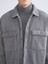 Yeni Sezon Rahat Kalıp Uzun Kollu Erkek Gömlek Ceket 4