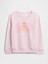 Erkek Bebek Açık Pembe Gap Logo Sweatshirt 1