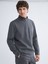 Yeni Sezon Fermuarlı Dik Yaka Uzun Kollu Erkek Sweatshirt 1
