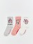 Yeni Sezon My Melody Desenli Kız Çocuk Soket Çorap 3'lü 1