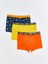 Yeni Sezon Baskılı Erkek Çocuk Boxer 3'lü 1