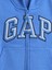 Erkek Bebek Mavi Gap Easy Logo Baskılı Fermuarlı Sweatshirt 2