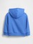 Erkek Bebek Mavi Gap Easy Logo Baskılı Fermuarlı Sweatshirt 3