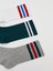 Yeni Sezon Çizgili Erkek Çocuk Soket Çorap 5'li 2