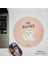 Espirili Kedi Desenli Pembe Mouse Pad, 19 Cm, Kaymaz Taban, Ev Ofis Oyun Için Rahat ve Yumuşak Mousepad 2